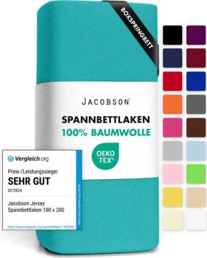 Jacobson Spannbettlaken BOXSPRING & ÜBERLÄNGE aus