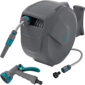 ECD Germany Schlauchaufroller Schlauchtrommel mit Arretierstop