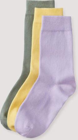 hessnatur Kinder Socken im 3er-Pack aus Bio-Baumwolle - grün - Größe 39-42