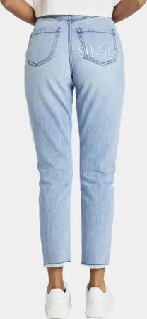 Sik Silk Distressed Mom Jeans