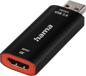 Hama Video-Aufnahme-Stick, USB-Stecker - HDMI™-Buchse, 4K