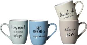 Ritzenhoff & Breker Becher Sprüche, Porzellan,