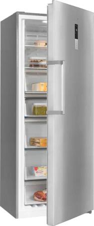 exquisit Gefrierschrank GS380-NF-H-050D inoxlook, 185,5 cm
