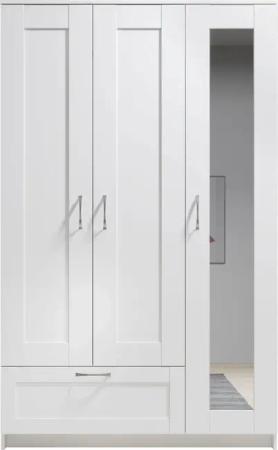 Schlafkontor Drehtürenschrank "Lepini, Kleiderschrank mit Spiegel und Schubkasten", als 3- oder 4-türer erhältlich