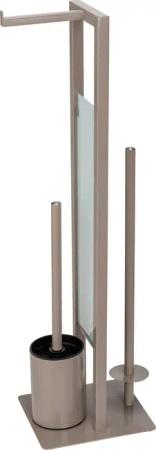 WENKO WC-Garnitur Rivalta, taupe, Platte aus