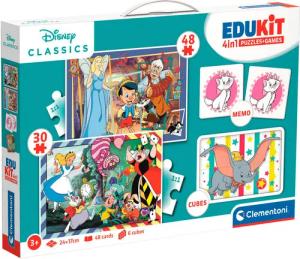 Clementoni® Puzzle Edukit, 4n1, Disney Classics,