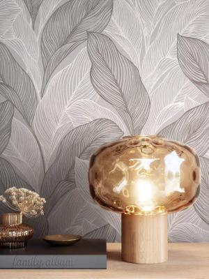 Newroom Vliestapete, Taupe Tapete Tropisch Dschungel