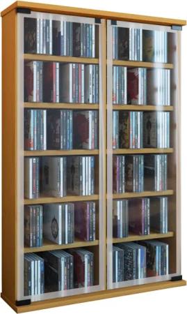 VCM CD-Regal Holz CD DVD Stand