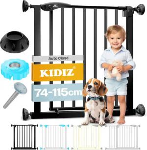 KIDIZ Türschutzgitter, Türschutzgitter Absperrgitter Treppengitter Kindergitte