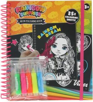 Rainbow High Kreativset Rainbow Surprise Neon-Malbuch