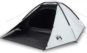 vidaXL Kuppelzelt Kuppel-Campingzelt 4 Personen Weiß
