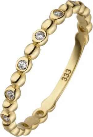 JOBO Fingerring Kugelring, 333 Gold mit