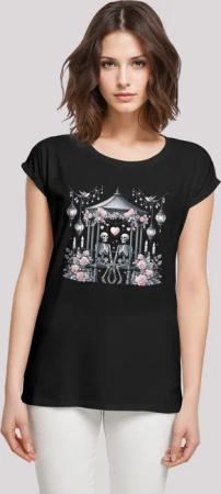 F4NT4STIC T-Shirt Skelett Paar Valentinstag Premium