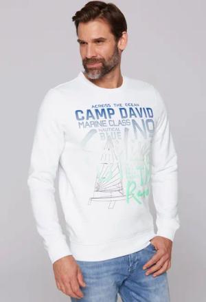 CAMP DAVID Sweater mit weicher Innenseite