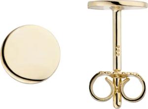 JOBO Paar Ohrstecker Plättchen, 333 Gold