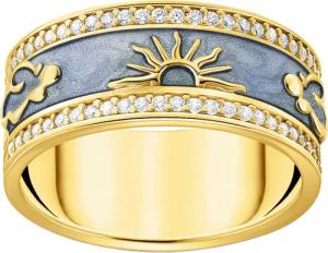 THOMAS SABO Fingerring blau mit kosmischen