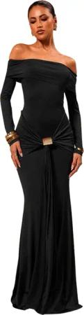 Moda Minx Jerseykleid Samantha Off Shoulder
