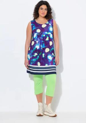 Ulla Popken Jerseykleid Jerseykleid bedruckt A-Linie