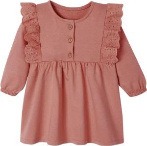vertbaudet Minikleid Mädchen Baby Kleid Volants