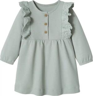 vertbaudet Minikleid Mädchen Baby Kleid Volants
