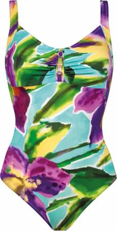 CHARMLINE Badeanzug Summer Aquarelle Badeanzug mit