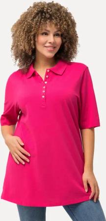 Ulla Popken T-Shirt Poloshirt Piqué Polokragen