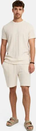Indicode Sweatshorts INGelo aus strukturiertem Material