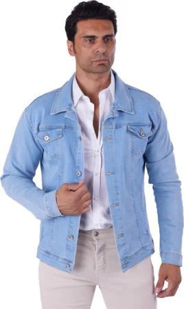 Denim Distriqt Jeansjacke Herren Basic Jeansjacke
