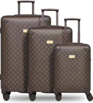 Lazarotti Trolleyset Palermo, 4 Rollen, (3-teilig,