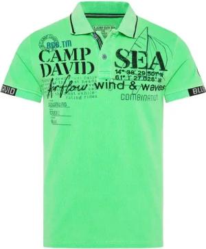CAMP DAVID Poloshirt Pikee-Polo mit Logo