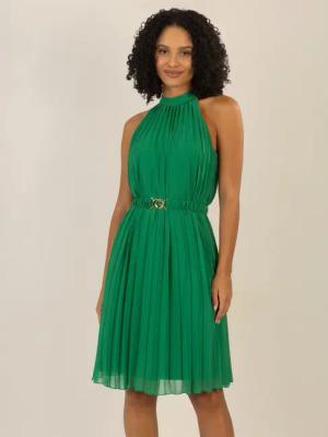 Apart Cocktailkleid aus leicht körnigem und