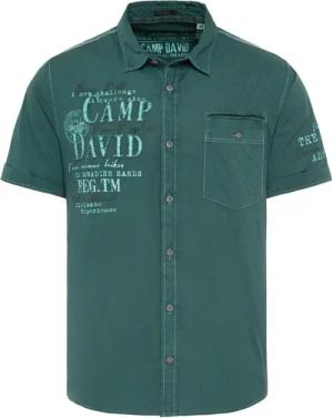 CAMP DAVID Kurzarmhemd mit Artworks und