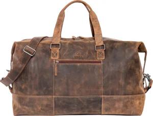 ALMADIH Reisetasche Leder YURI Weekender Handgepäck