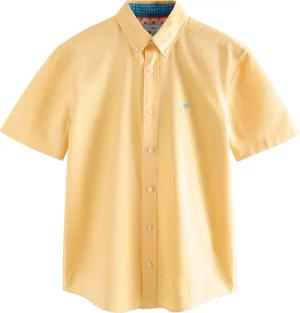 Next Kurzarmhemd Kurzarm-Oxfordhemd aus 100 % Baumwolle