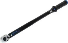 Gedore Torcoflex Drehmomentschlüssel, 1/2 Zoll, 60-300 Nm, Mit Umschaltknarre, Stahlrohr, Schwarz/Blau