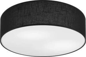 Lamkur Deckenleuchte VIVIAN 48536 schwarz PVC Textil Kunststoff H/L: ca. 13x45 cm E27 2 Brennstellen
