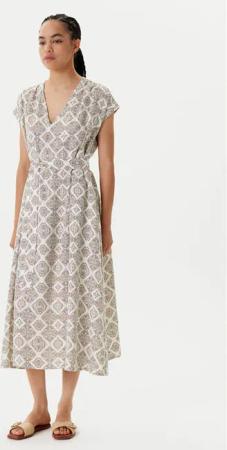 United Colors Of Benetton Sommerkleid 4KPRDV0BB Beige Relaxed Fit