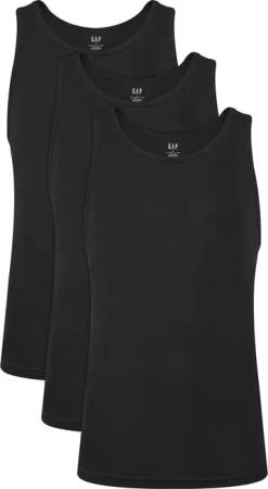 Gap 3er-Set Tank-Tops 483958-01 Schwarz Regular Fit
