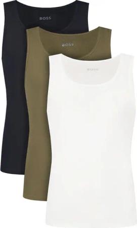 BOSS 3er-Set Tank-Tops 50542132 Bunt Regular Fit