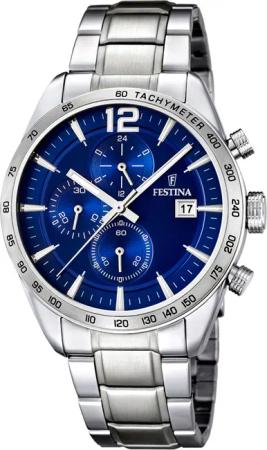 Festina F16759/3 Herrenuhr Chronograph 5 ATM 44 mm