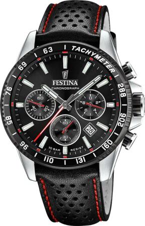 Festina F20561/4 Timeless Chronograph Herrenuhr 45mm 10ATM