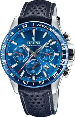 Festina F20561/3 Timeless Chronograph Herrenuhr 45mm 10ATM
