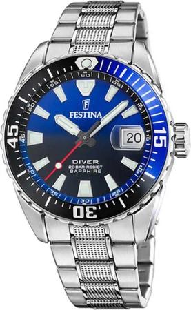 Festina F20669/5 Herrenuhr Taucheruhr 42mm 20ATM