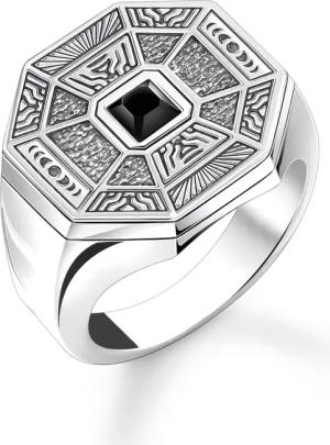 Thomas Sabo TR2431-507-11 Herrenring Talisman mit Onyx
