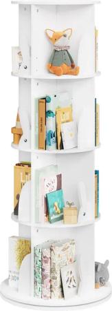 Woltu Kinderregal, 1-tlg., Bücherregal Kinder, drehbar,