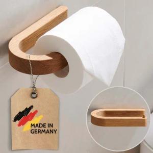 DEKAZIA Toilettenpapierhalter ohne Bohren, Selbstklebender Klorollenhalter,