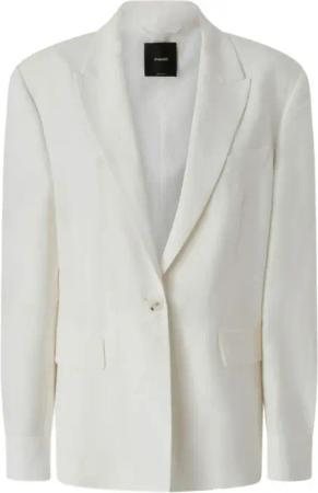 Pinko - Linen Blazer - Größe 38 - weiß