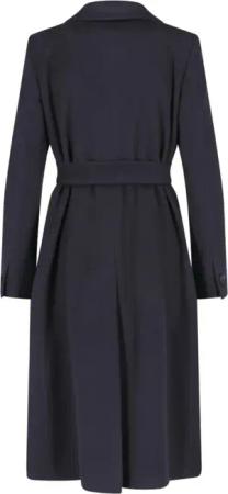 Tagliatore - Double-Breasted Blue Cashmere Coat - Größe 46 - blau