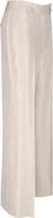 Kiton - High-Waisted Beige Trousers With Button And Zip Cl - Größe 46 - beige
