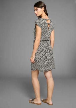 Laura Scott Sommerkleid mit Grafikmuster, Shirtkleid